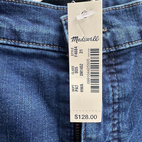 Madewell 10" High-Rise Skinny Jeans Womens 31 NWT $128 - Picture 5 of 9